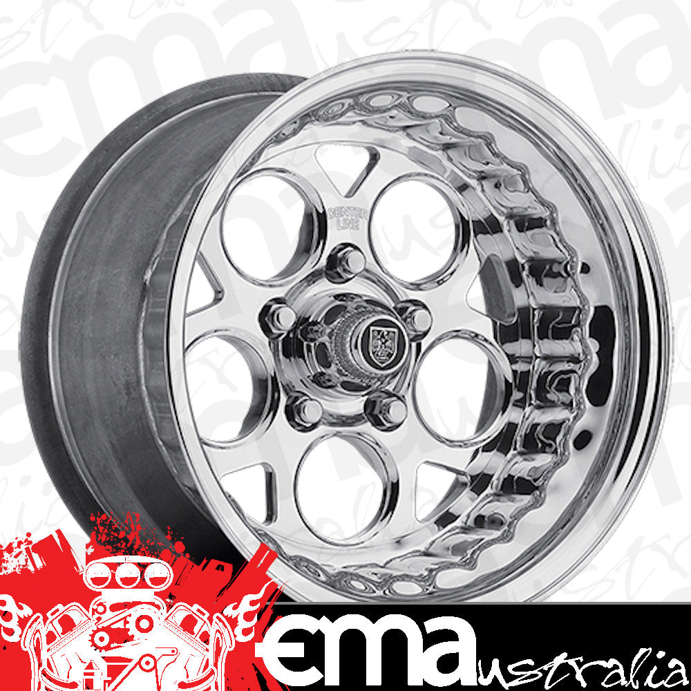 Center Line CE869-510675-545 Convo Rev II 15" x 10" Wheel 5x4.5" Bolt Circle w/ 6-3/4" Backspace