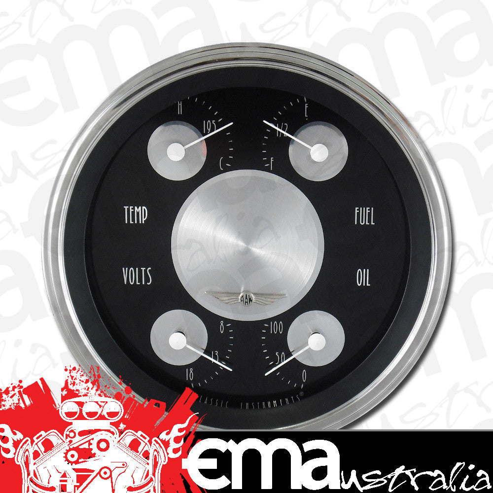 Classic Instruments AT31SLC American Tradition - Quad Gauge 4-5/8" (Fuel 0-30 OHM)