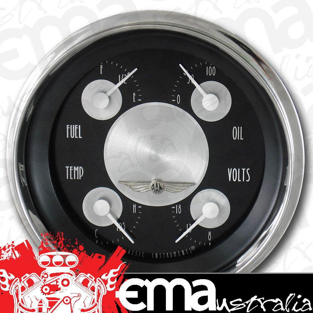 Classic Instruments AT73SHC American Tradition - Quad Gauge 3-3/8" (75-10 OHM)