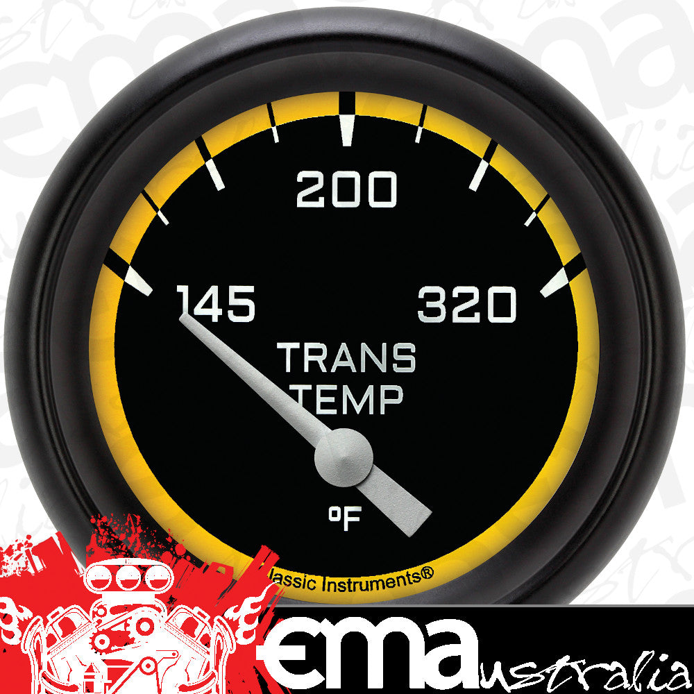 Classic Instruments AX227YBPF Autocross Yellow w/ Black Performance Bezel 2 5