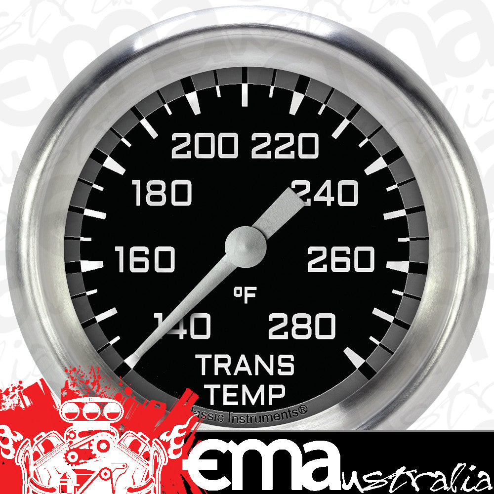 Classic Instruments AX327GAPF Autocross Gray 2 5/8" Transmission Temperature G