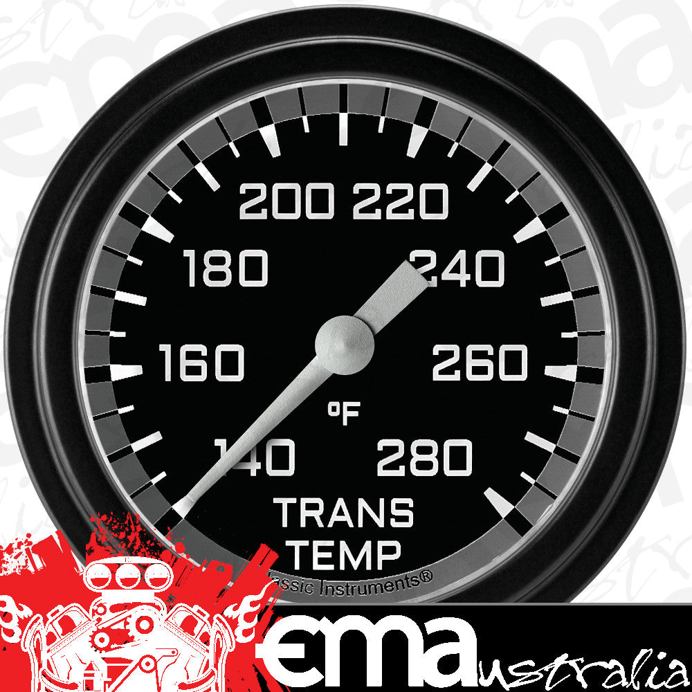 Classic Instruments AX327GBLF Autocross Gray 2 5/8" Transmission Temperature G