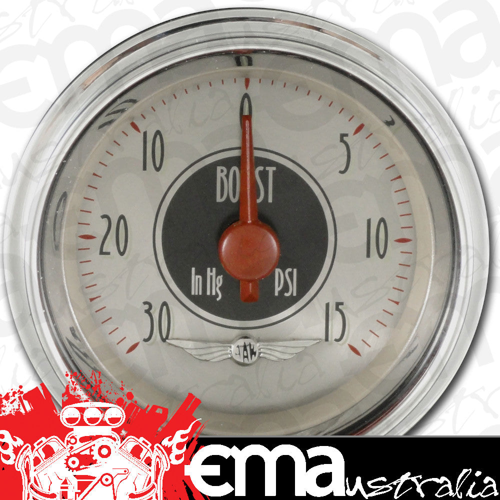 Classic Instruments CIAN08SHC American Nickel - Boost Gauge 2-1/8"