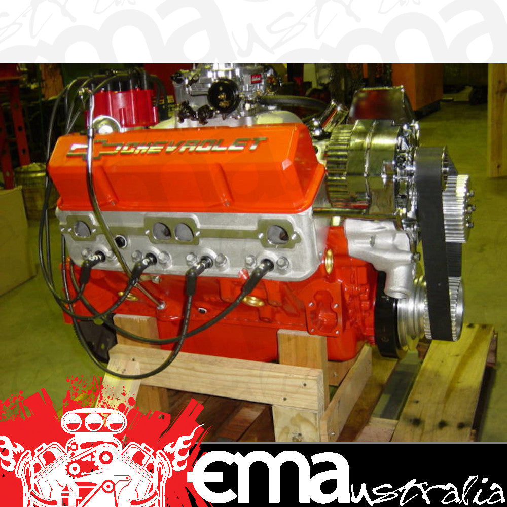 Engine Master Australia Chev383VortecRollerCam Chev383Vortecrollercam EMA - Chevy 383 Vortec Roller Cam Turnkey w/ Edelbrock Alloy E210 Heads