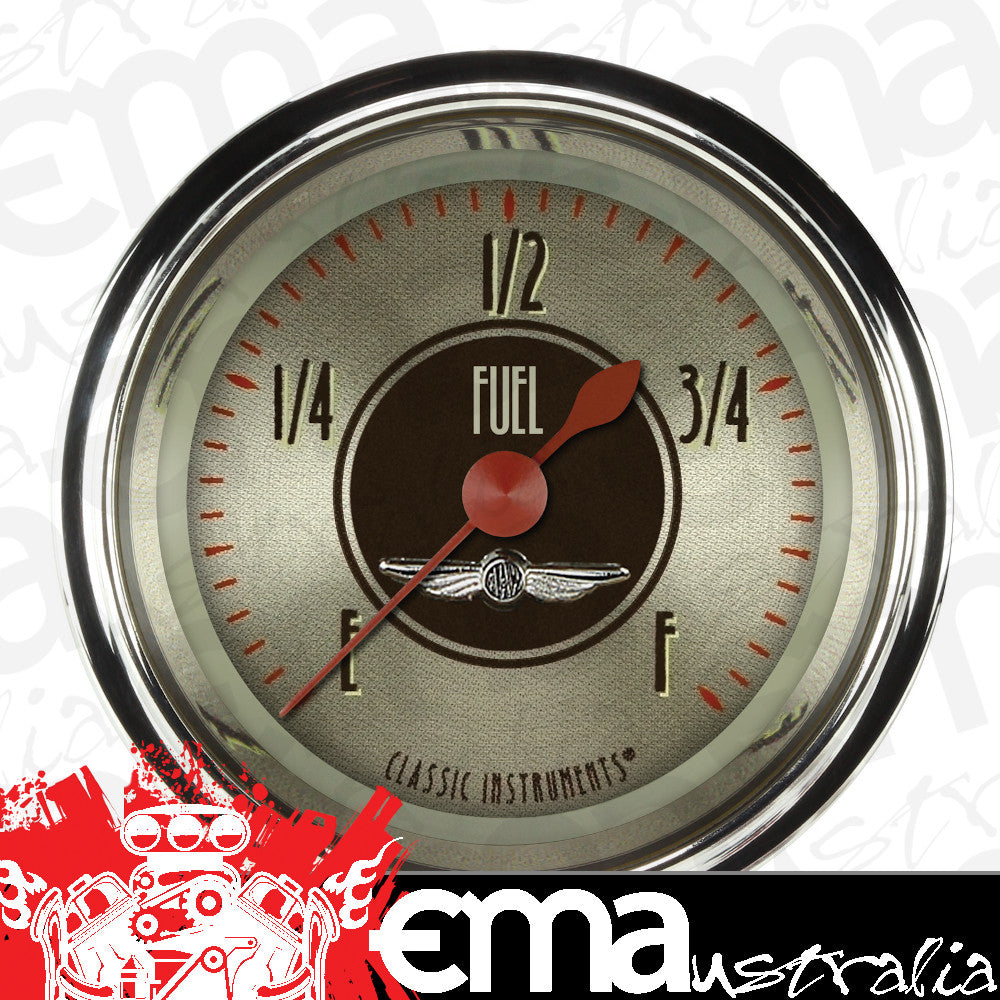 Classic Instruments CIAN109SHC American Nickel - Programmable Fuel Gauge 2-1/8"