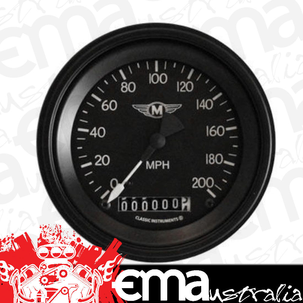 Classic Instruments CIMA57BLF Moal Bomber - Speedometer Gauge 3-3/8"