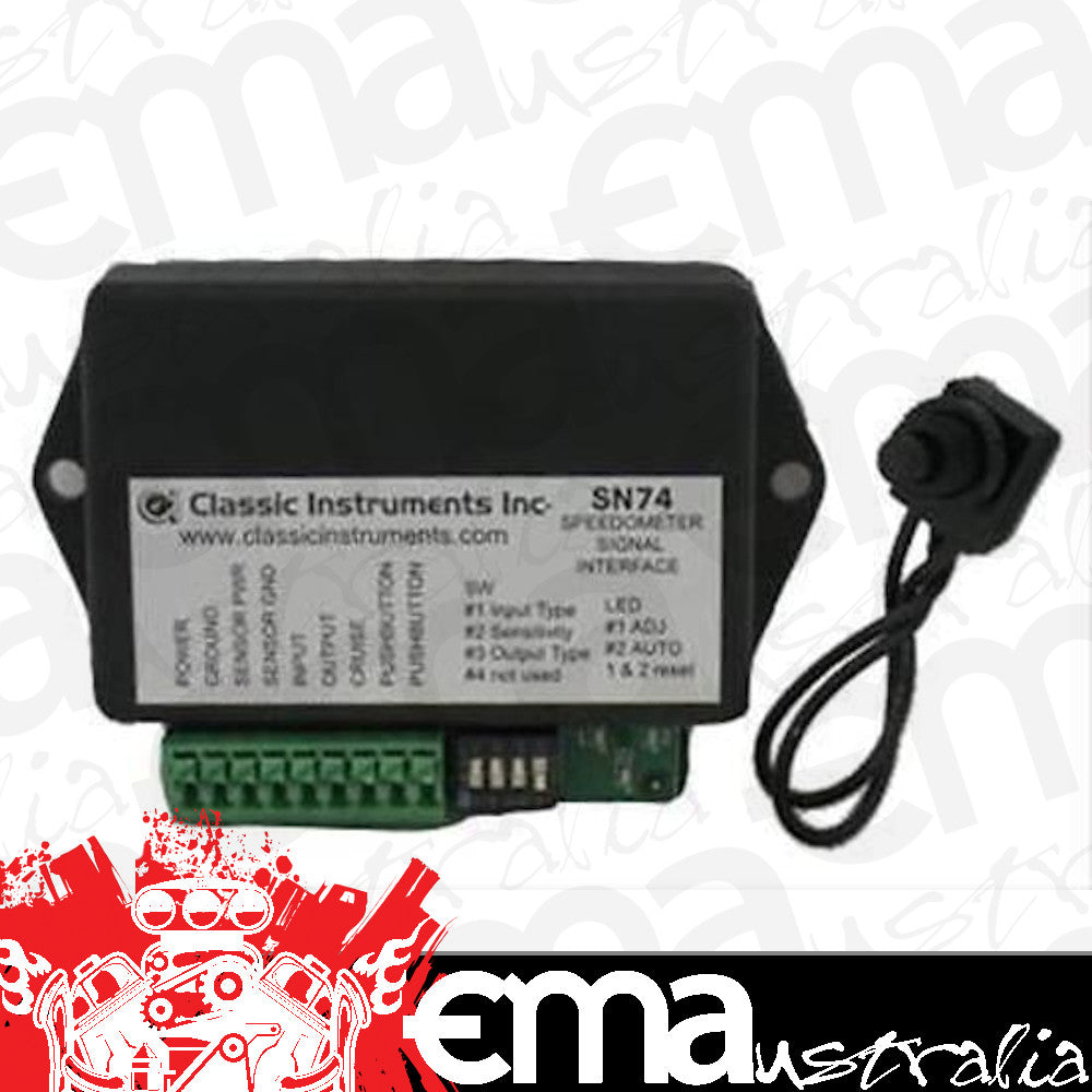 CLASSIC INSTRUMENTS CISN74 PUSH BUTTON SPEEDO SIGNAL INTERFACE MODULE