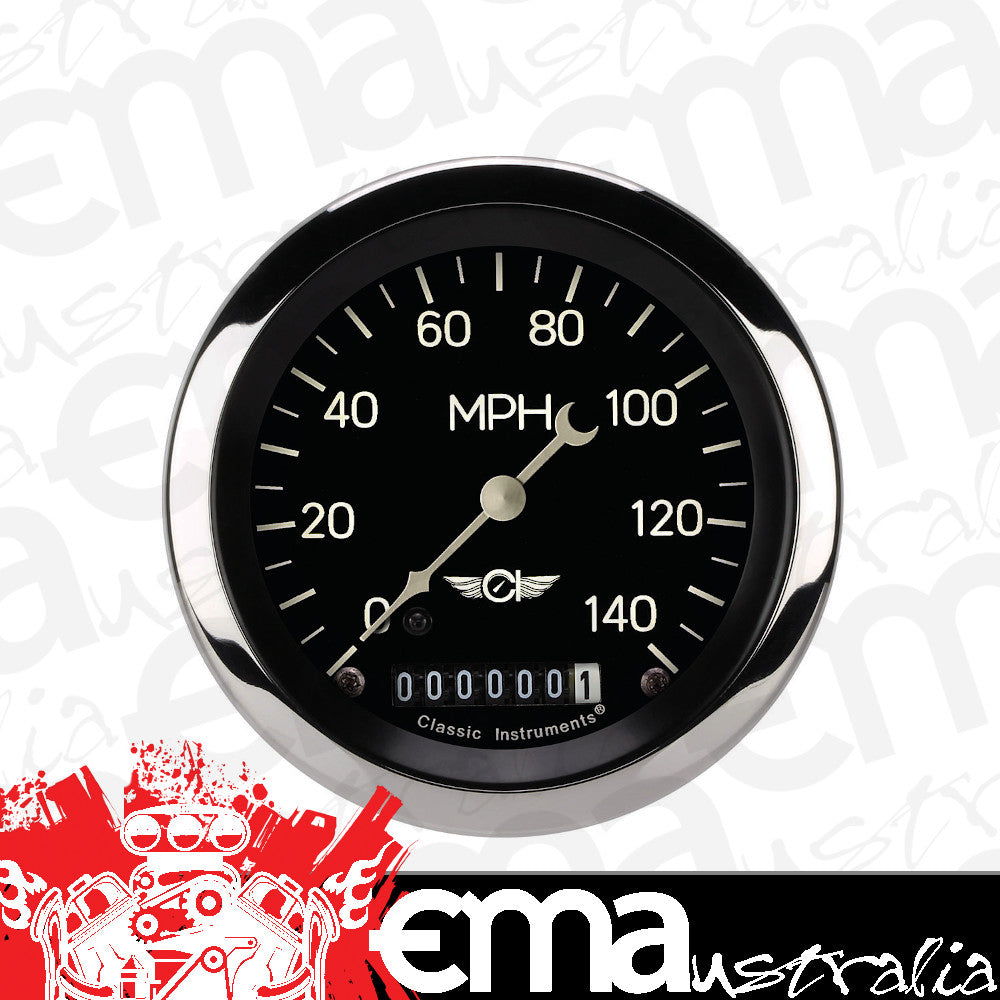 Classic Instruments Classic 3-3/8" Speedometer - CL55SRC