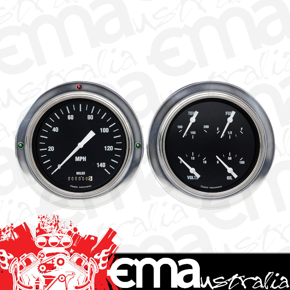 Classic Instruments CT54HR52 Hot Rod 1954-55 Chevy Truck Gauge Package