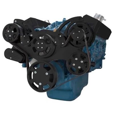 BluePrint BPP360FDACPS4BK SB MOPAR FRONT ACC DRIVE, FULL SERP W ALT, PS, WP, AC, BRACKETS, BOLTS Engine Pulley Kit