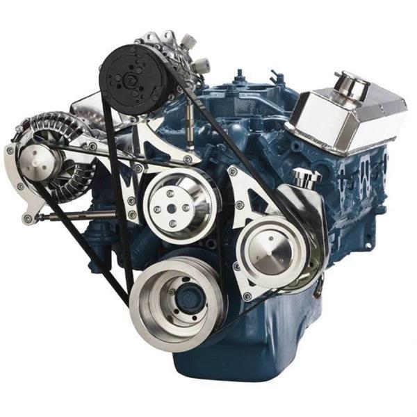 BluePrint BPP360FDACPS3 SB MOPAR FRONT ACC DRIVE, DUALBELT QUICK SERP W ALT, PS, WP, AC, BRACKETS, BOLTS Engine Pulley Kit