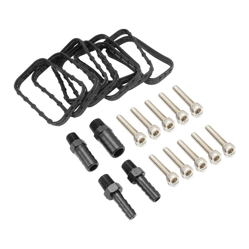 Proflow PFEM63248 SuperMax Intake Manifold Tunnel Ram For Holden Commodore LS3/L92 EFI Fabricated Black W/Fuel Rails