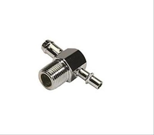 Classic Performance Products CLPIN38RS-C Classic Performance Manifold Vaccum Tee Fitting Chrome 3/8" Npt