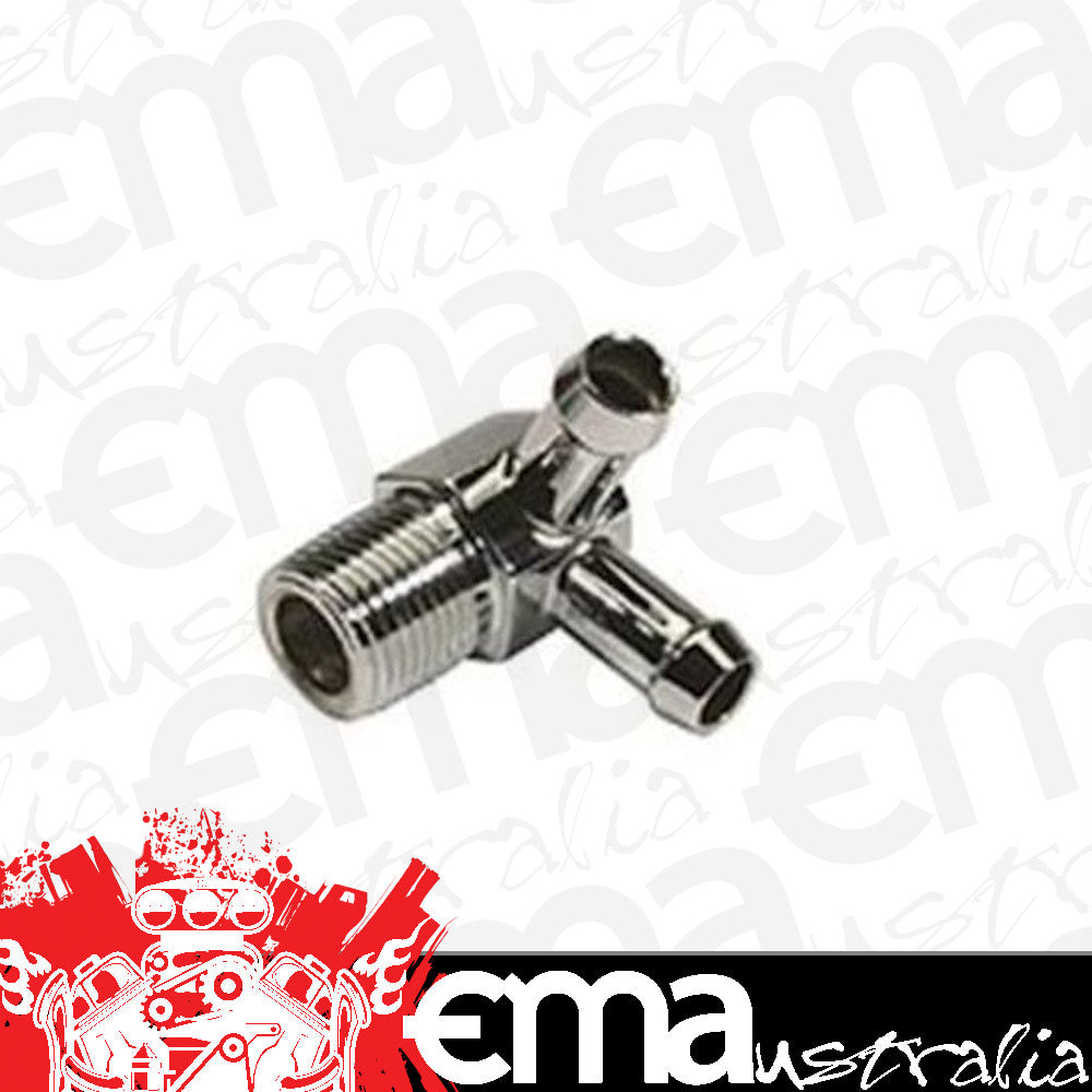 Classic Performance Products CLPIN38V60-C Performance 60 Manifold Vaccum Fitting Chrome 3/8" Npt