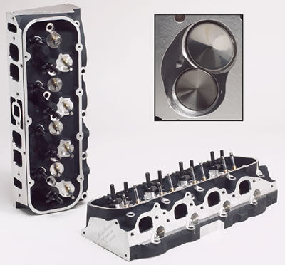 Edelbrock ED61459 Perf Marine Cyl Head Inc Valve BB Chev 396-454 V8