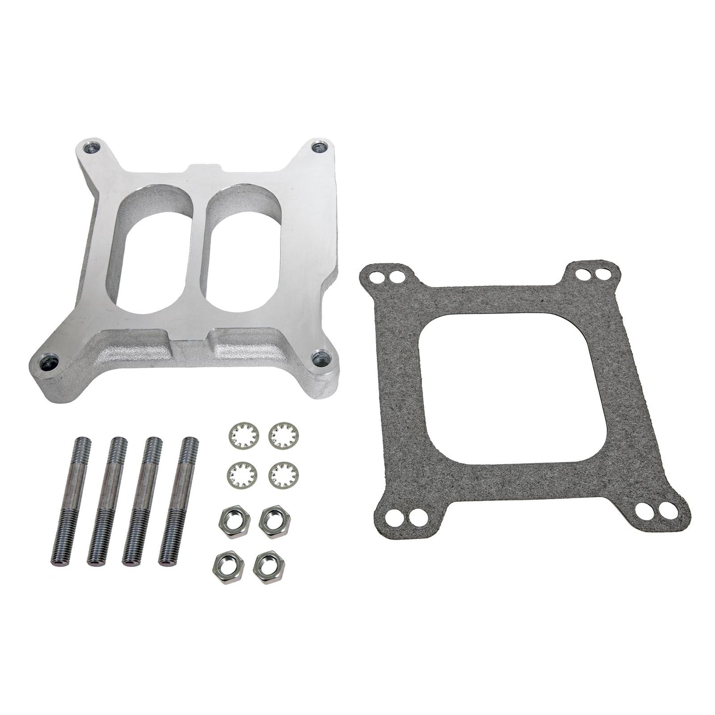 Edelbrock ED8714 Carb Spacer 1" Divided Alum Small, Big Block V8