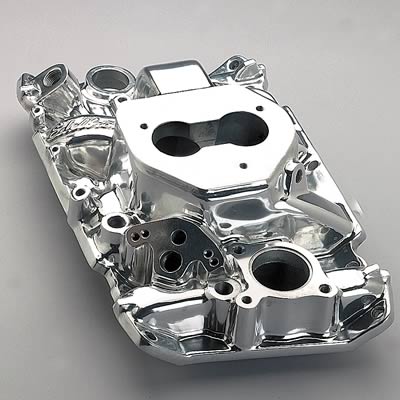Edelbrock ED37131 Performer T.B.I. Manifold Chev 4.3L V6 Polished