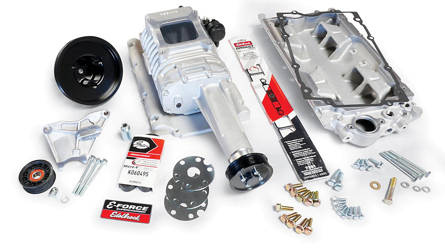 Edelbrock ED1551 Supercharger Kit Chev SB 1957-1986 Models