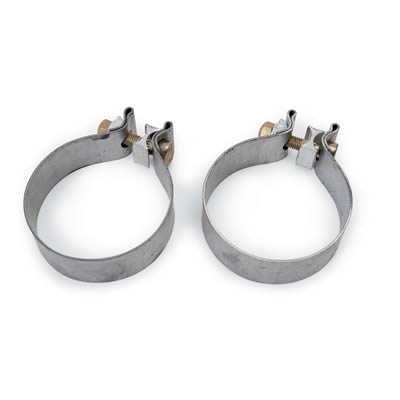 Edelbrock ED65919 Exhaust Band Clip Universal Fit