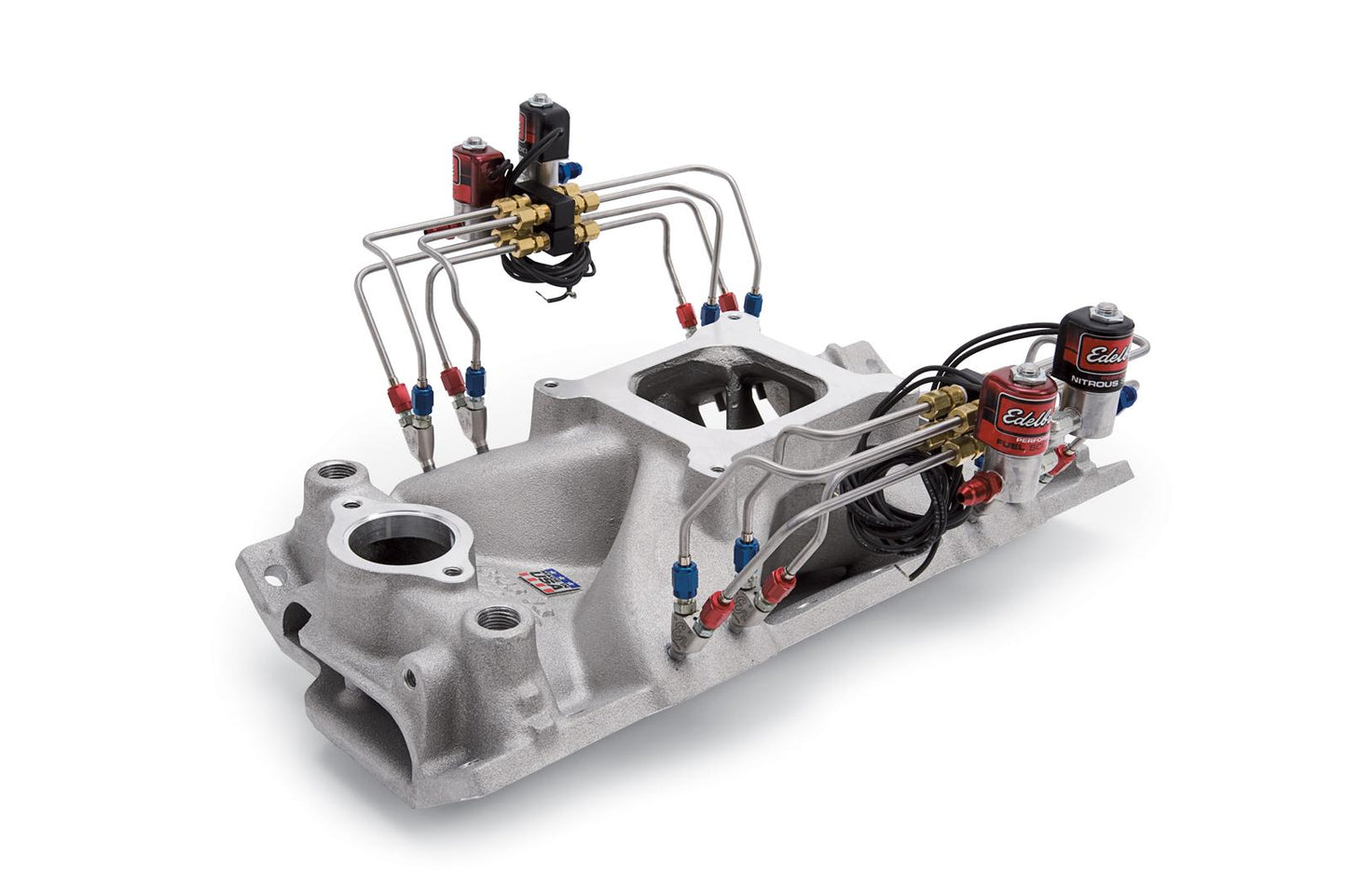 Edelbrock ED72975 Vic Jr.Manifold Inc Nitrous SB Chev 262-400 V8