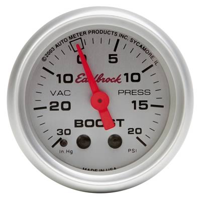 Edelbrock ED15006 Boost Vacuum Gauge