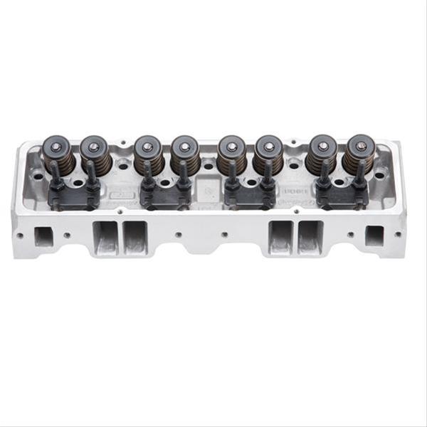 Edelbrock ED60995 Perf Rpm Cyl Head Cmpl SB Chev Angle Plug Hydraulic Roller