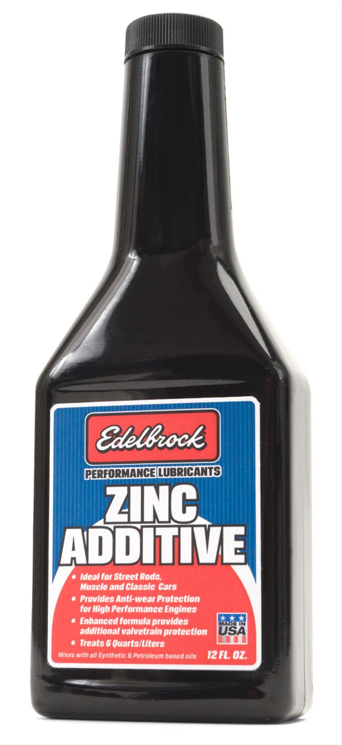 Edelbrock ED1074 Zinc Engine Oil Additive 12Oz