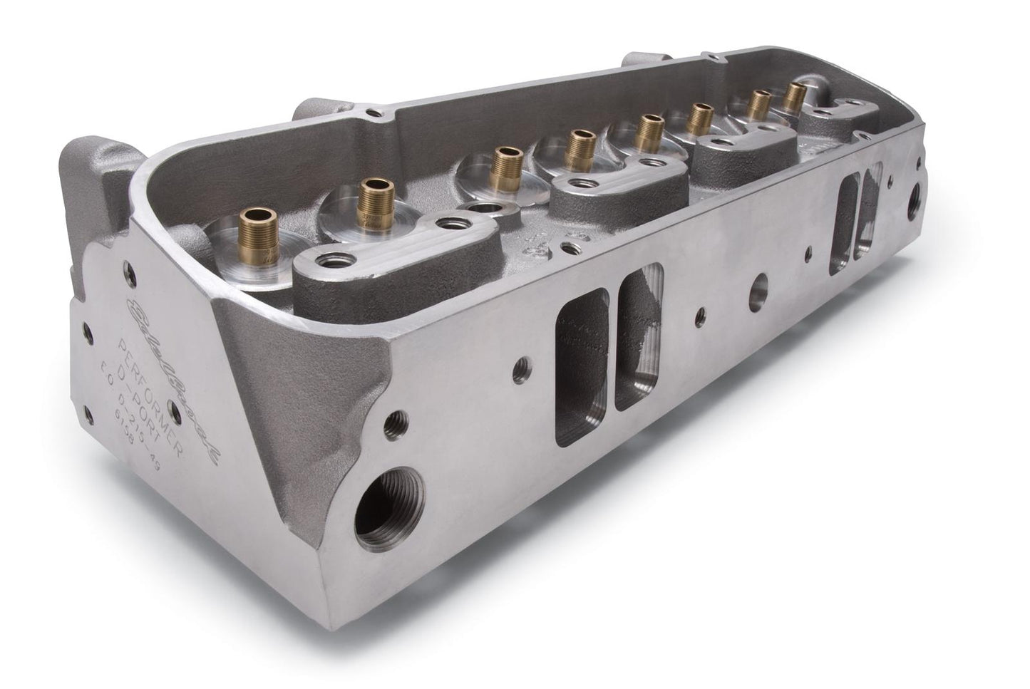 Edelbrock ED61589 Perf D-Port Cyl Head Bare Pontiac-389-455 V8