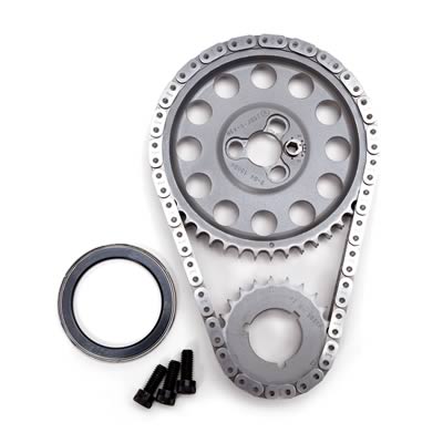 Edelbrock ED7332 Hex-Ajust Roller T-Chain Set Chev 5.0/5.7L V8 1987-95