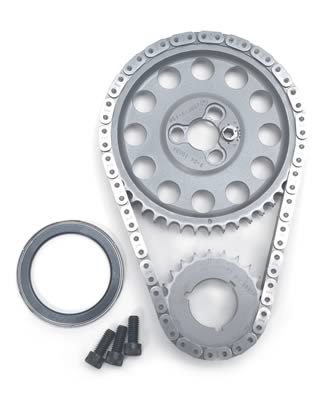 Edelbrock ED7331 Hex-Ajust Roller T-Chain Set SB Chev 262-400 V8