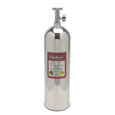 Edelbrock ED72417 N20 Nitrous Bottle 15Lb Nitrous