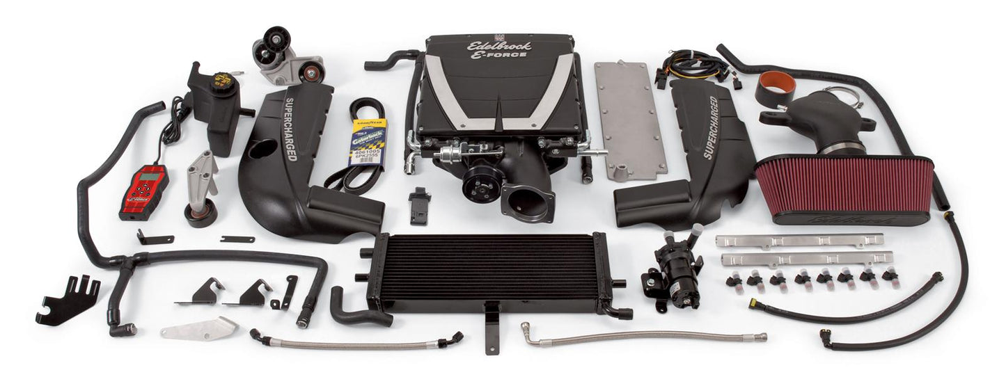 Edelbrock ED1593 E-force S/Charger Kit Complete LS2 Cath Port 550HP