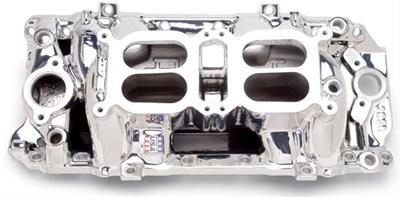 Edelbrock ED75204 Rpm Air-Gap Dual- Quad- O/R BB Chev 396-502 V8 E/Shine