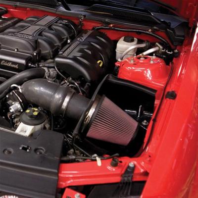 Edelbrock 15803 Competition Air Intake Kit for E-Force'd 2005-09 Mustang GT (without MAFS)