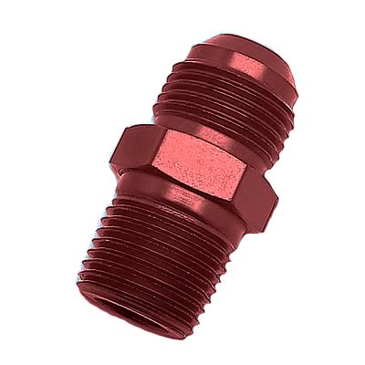 Edelbrock ED76541 Straight Fitting 6an-1/4" Red Universal Fit