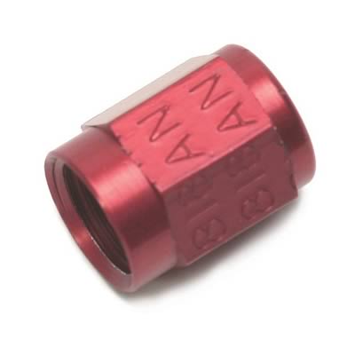Edelbrock 76528 Adapter Fitting - 3 AN - 3/16" Tube (Red)