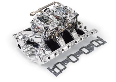 Edelbrock ED20364 Dual Quad & Carb Kit Ford 390-428 V8 Fe E/Shine