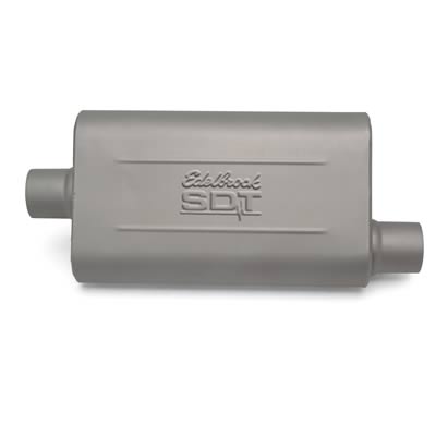 Edelbrock ED55744 Sdt Series Muffler 2 1/2" Universal Fit
