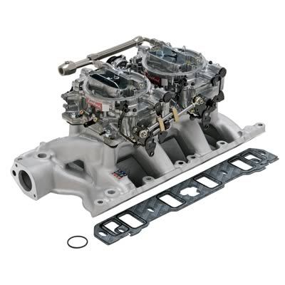 Edelbrock ED2085 Dual Quad & Carb Kit Ford 351W V8