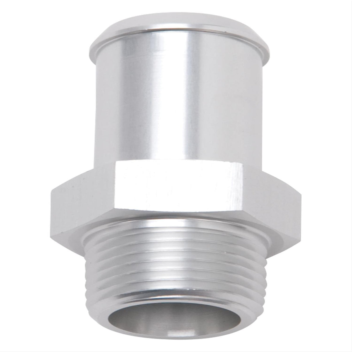 Edelbrock 8188 Heater Hose End Fitting - Straight with 3/8" NPT and 5/8" Barb.