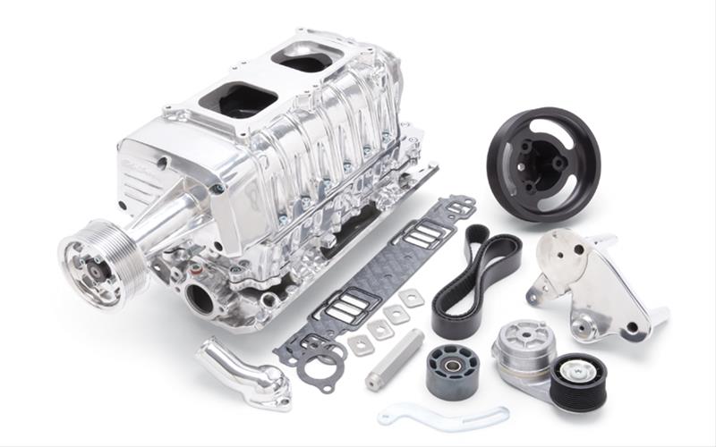 Edelbrock 15131 Enforcer Dual-Quad Supercharger for SBC Engines - No Carbs/Polished