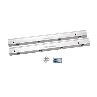 Edelbrock 3639 Fuel Rail Kit for Ford 4.6L 3/8" NPT in Clear Finish