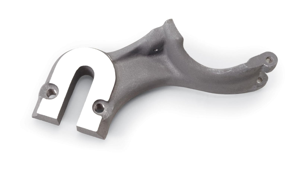 Edelbrock 1146 Generator Bracket/Water Neck Kit (Offset) for 1949-53 Ford Flathead in Black