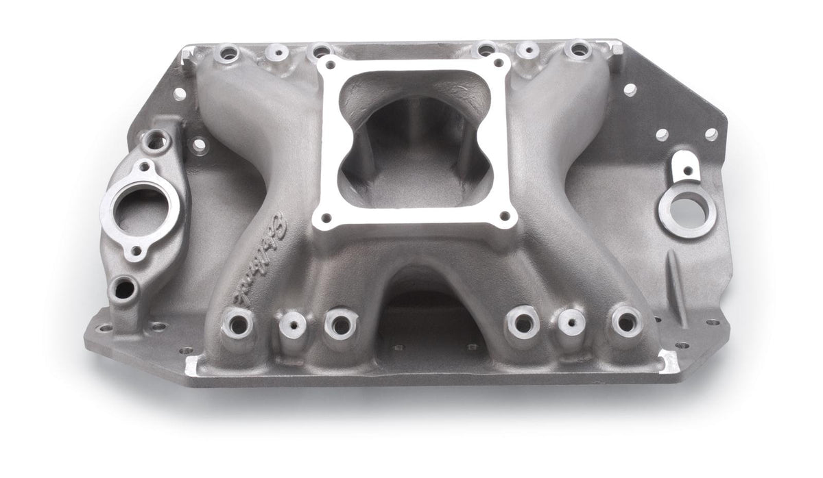 Edelbrock ED28035 Big Victor Spread Pt Manifold BB Chev V8