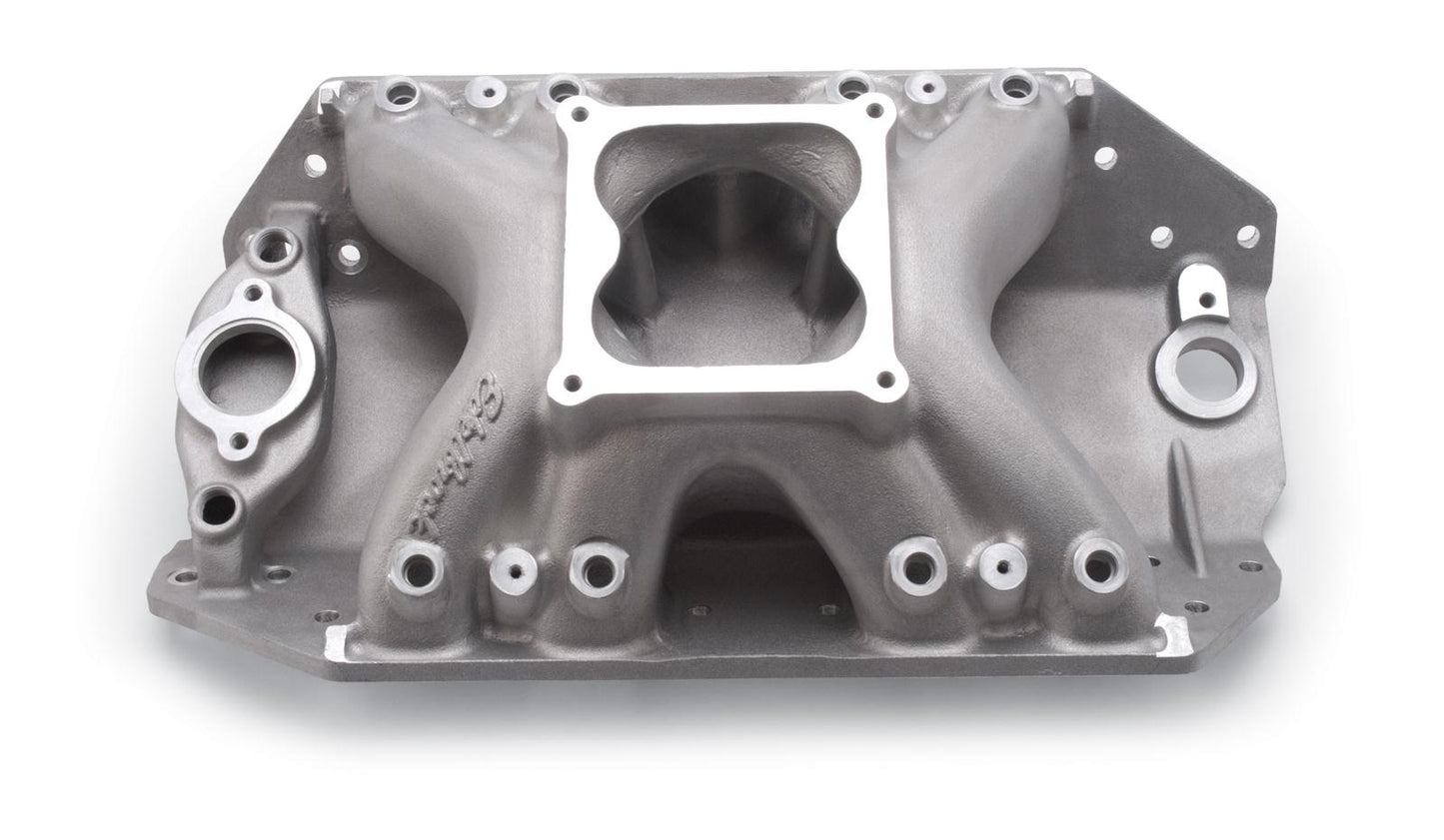 Edelbrock ED28035 Big Victor Spread Pt Manifold BB Chev V8