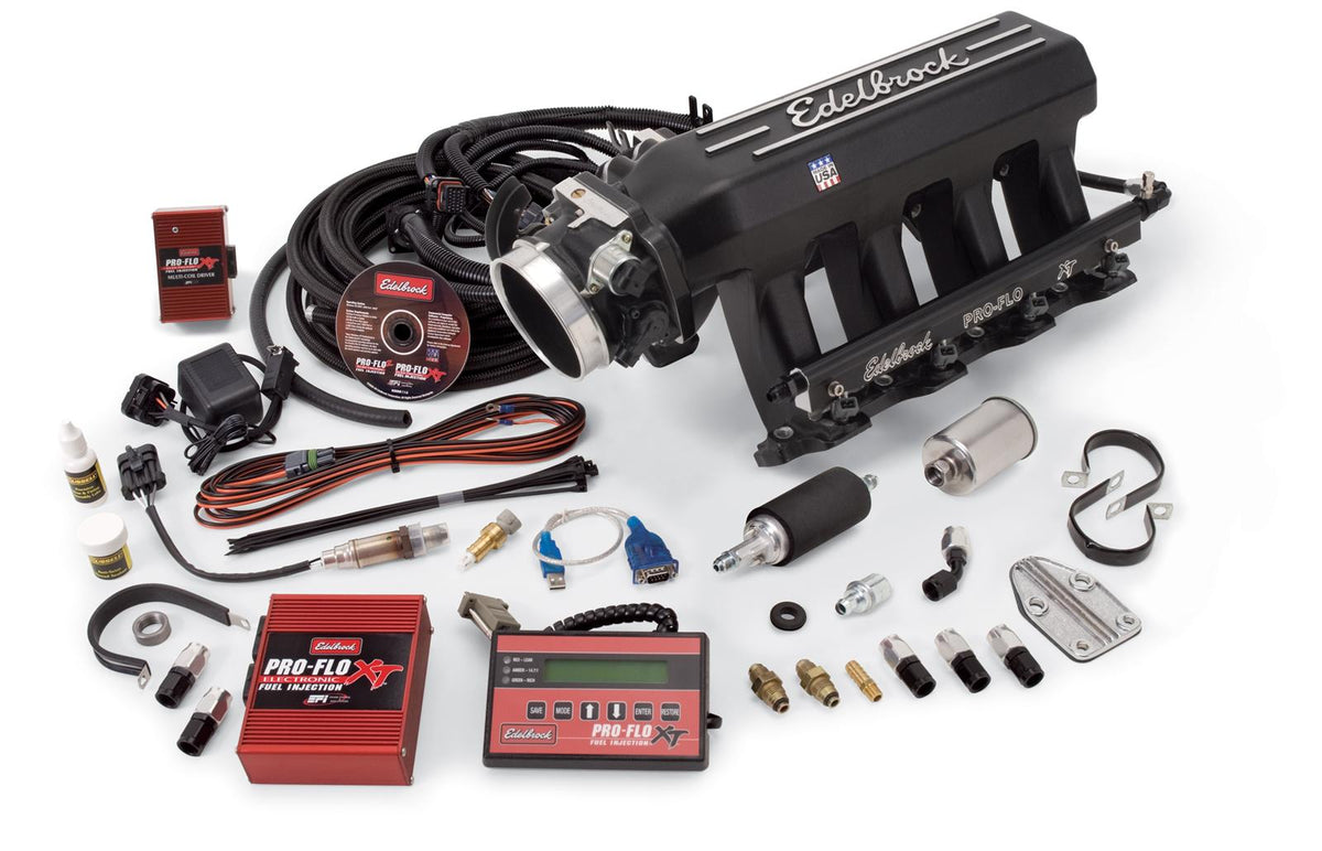 Edelbrock ED35393 Pro-Flo XT EFI System Chev LS1/Ls6 V8 Black