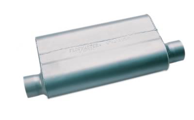 Flowmaster FLO943044 40 Series Delta Flow Muffler 3" Offset Inlet / Offset Outlet - Same Side