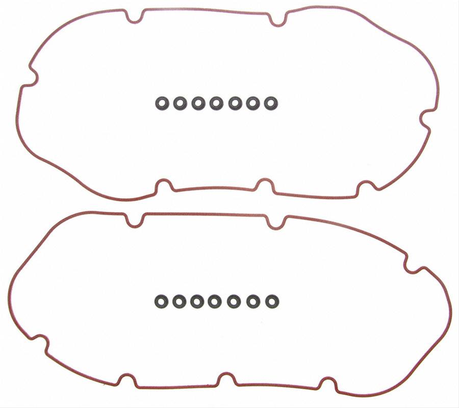 Fel-Pro Gaskets FEVS50554R Valve Cover Chev 8.1L 496 Vortec Moulded Rubber