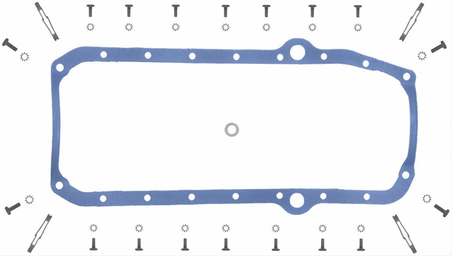 Fel-Pro Gaskets FE17983 Sump Oil Pan Gasket 1Pce Chev SB V8