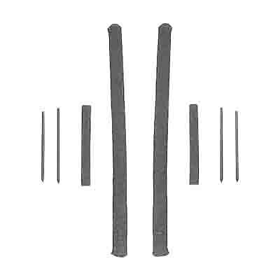 Fel-Pro Gaskets FEBS130442 Rope Rear Main Seal W/ Rubbers & Pins Buick Vari
